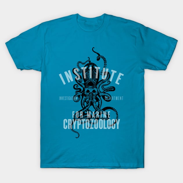 Institute for Marine Cryptozoology T-Shirt by MindsparkCreative